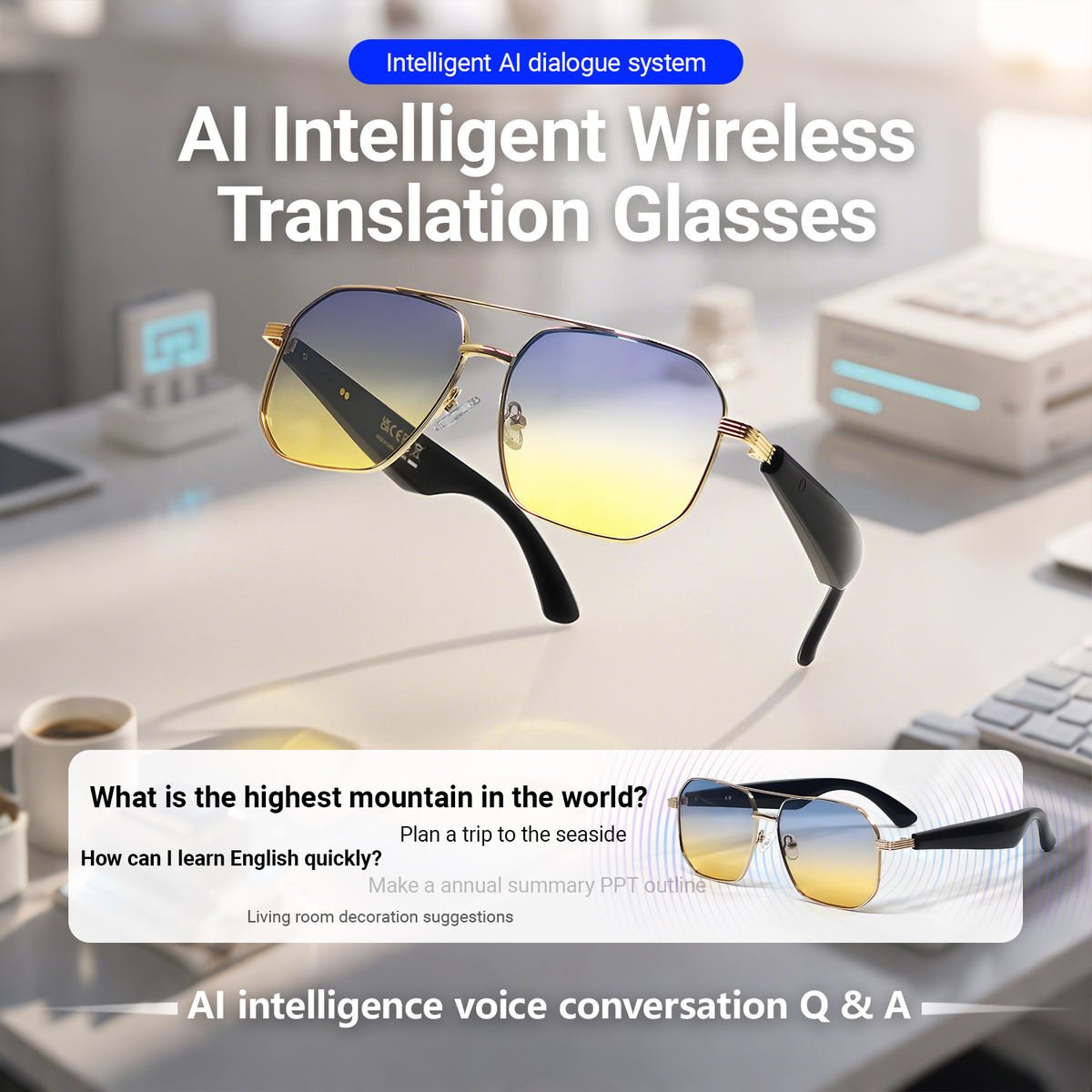 AI Smart Translation Glasses