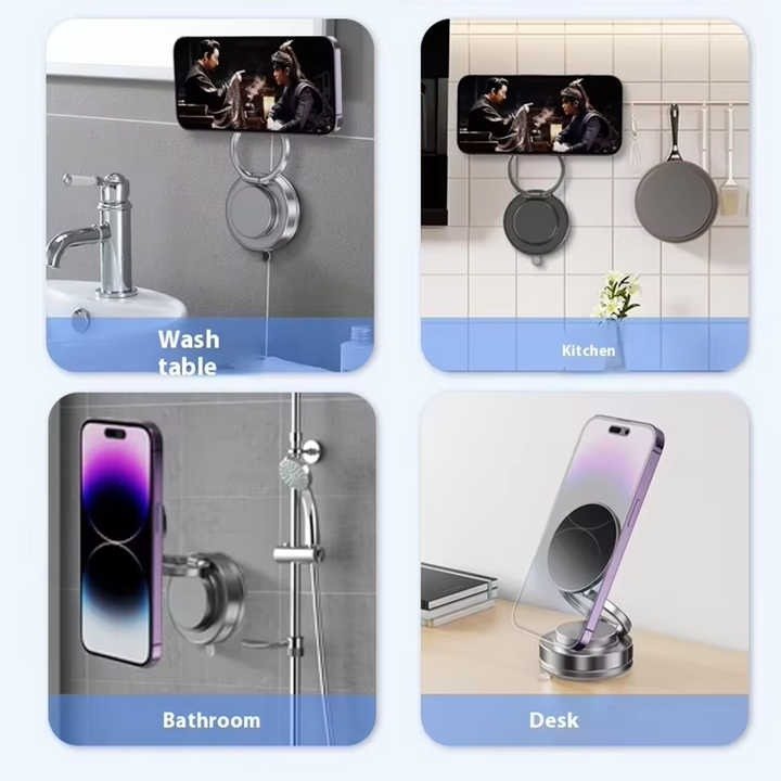 Vacuum Suction Foldable Mobile Phone Holder